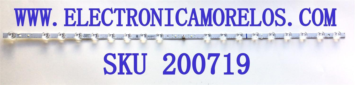 LED PARA TV TCL / NUMERO DE PARTE 43HR330M21A1 / 43F8 21*1 ZL-A18 / B0101-000162 / 210926 / 00147 / 020LA / LL2QD2X2B / PANEL PT430CT03-14 / MODELO 43S334